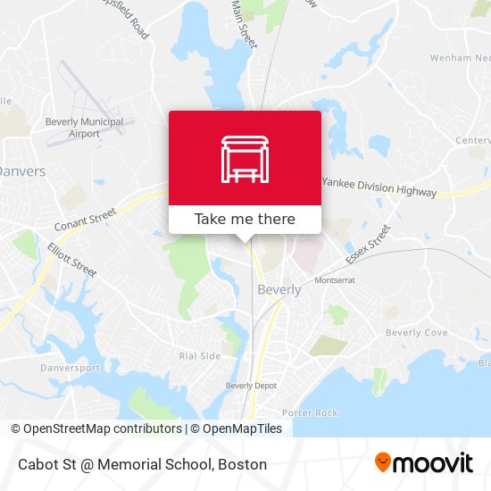 Cabot St @ Memorial School map