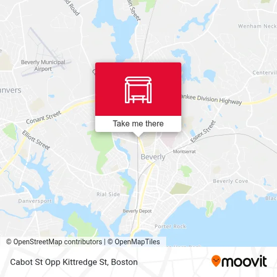 Cabot St Opp Kittredge St map
