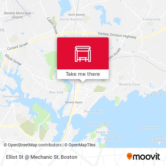 Mapa de Elliot St @ Mechanic St