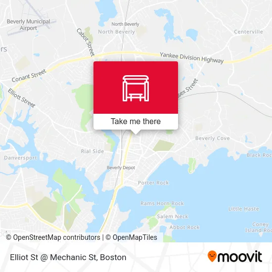 Elliot St @ Mechanic St map