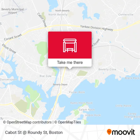 Cabot St @ Roundy St map