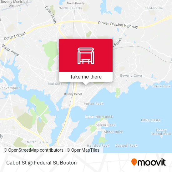 Cabot St @ Federal St map