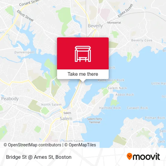 Bridge St @ Ames St map