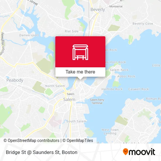 Bridge St @ Saunders St map