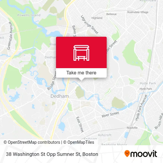 38 Washington St Opp Sumner St map