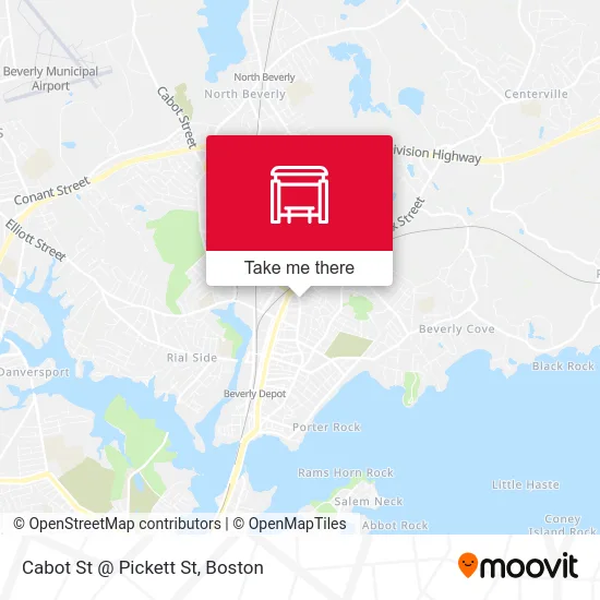 Cabot St @ Pickett St map