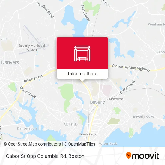 Cabot St Opp Columbia Rd map