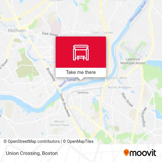 Union Crossing map
