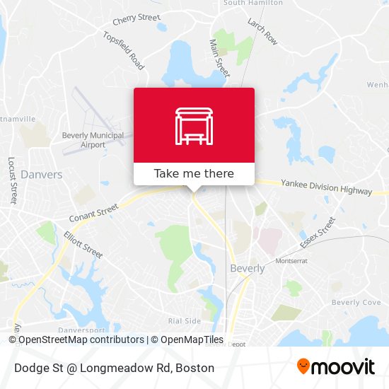 Mapa de Dodge St @ Longmeadow Rd