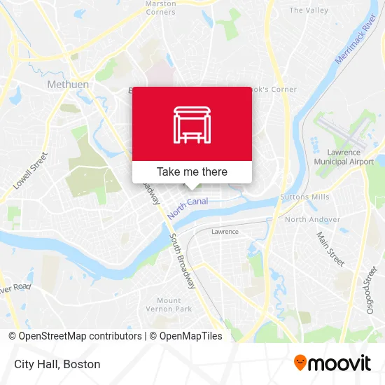 City Hall map