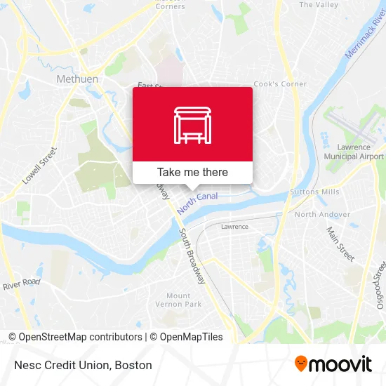 Nesc Credit Union map