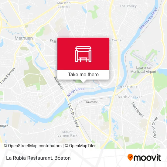 La Rubia Restaurant map