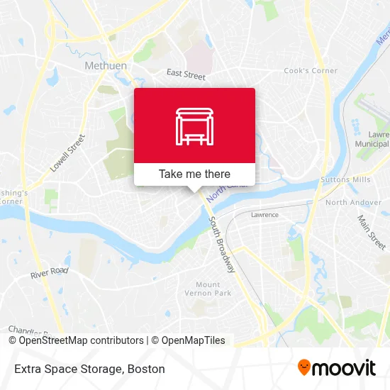 Extra  Space Storage map