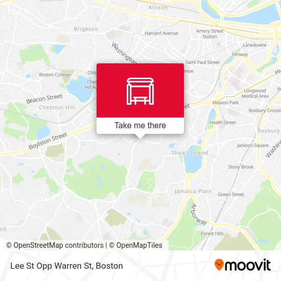 Lee St Opp Warren St map