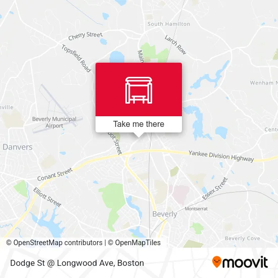Dodge St @ Longwood Ave map