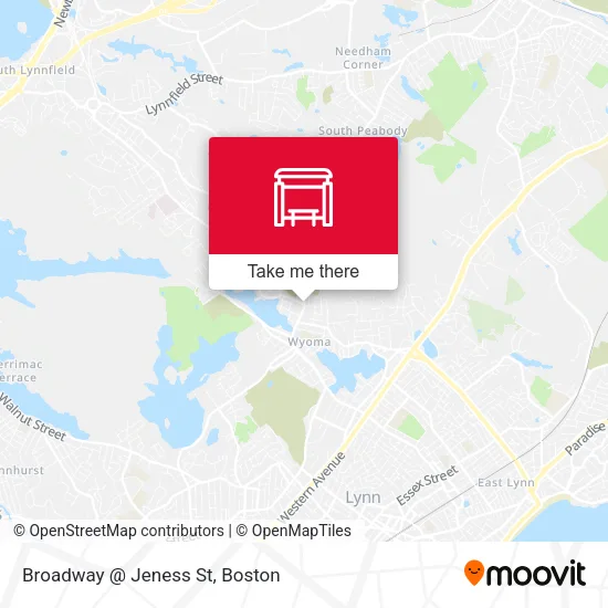 Mapa de Broadway @ Jeness St