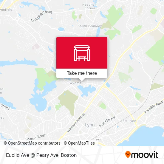 Mapa de Euclid Ave @ Peary Ave