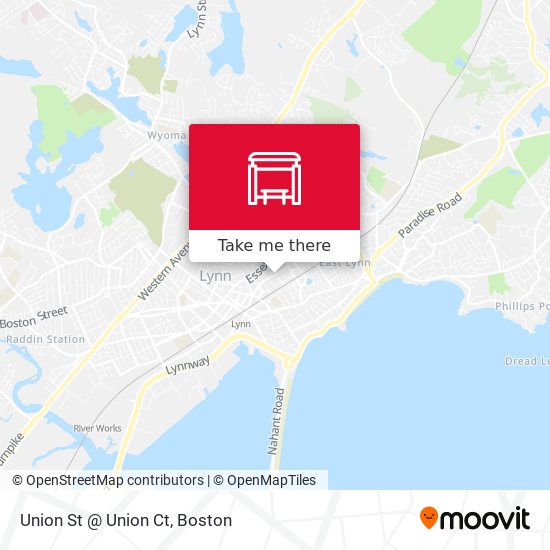 Mapa de Union St @ Union Ct