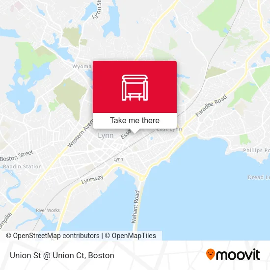 Mapa de Union St @ Union Ct
