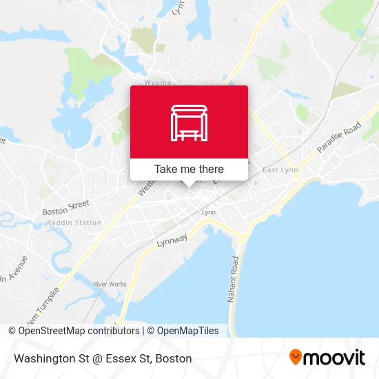 Washington St @ Essex St map