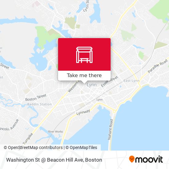 Mapa de Washington St @ Beacon Hill Ave