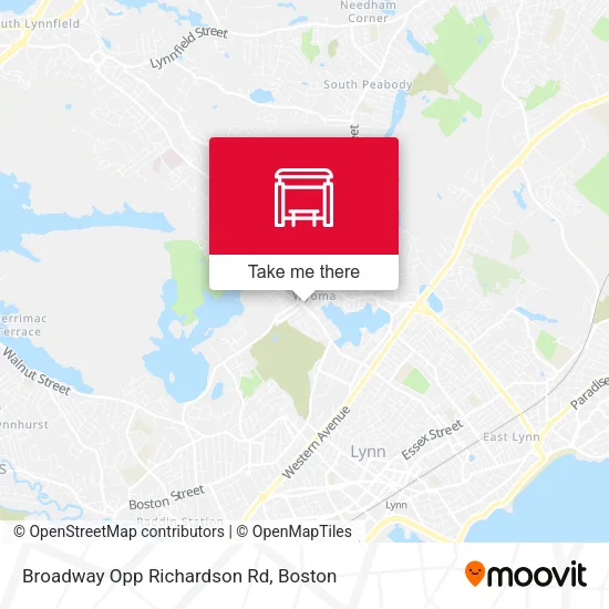 Mapa de Broadway Opp Richardson Rd