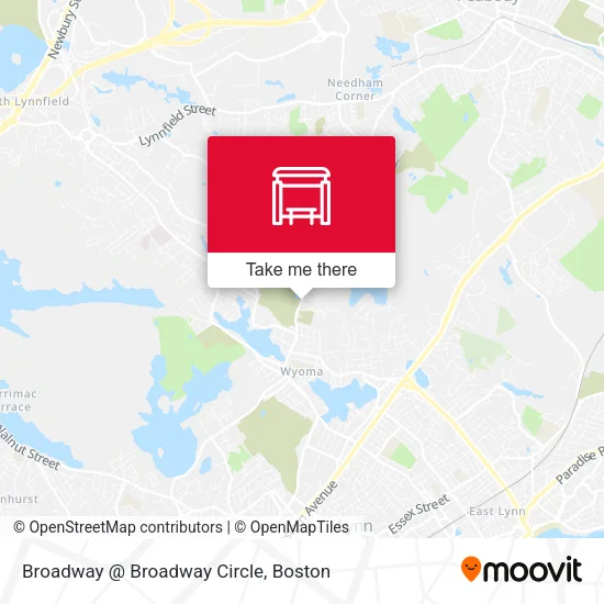 Broadway @ Broadway Circle map
