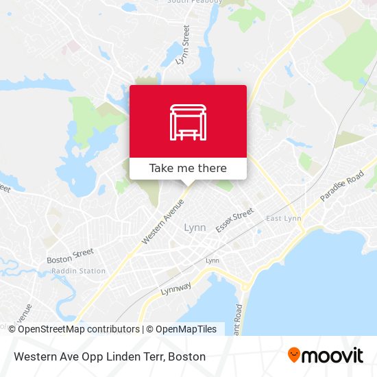 Mapa de Western Ave Opp Linden Terr