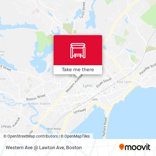 Mapa de Western Ave @ Lawton Ave