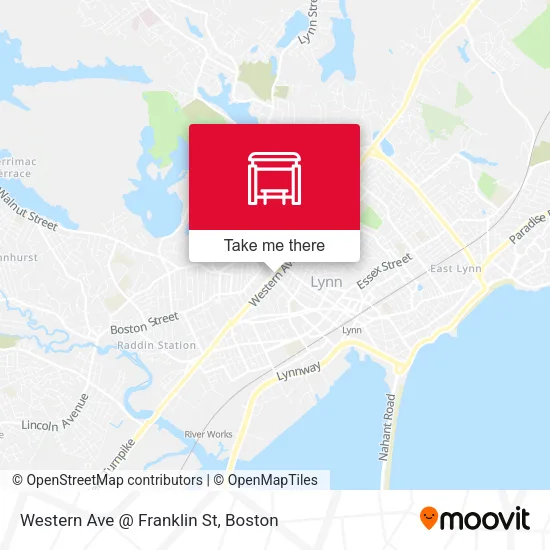 Mapa de Western Ave @ Franklin St