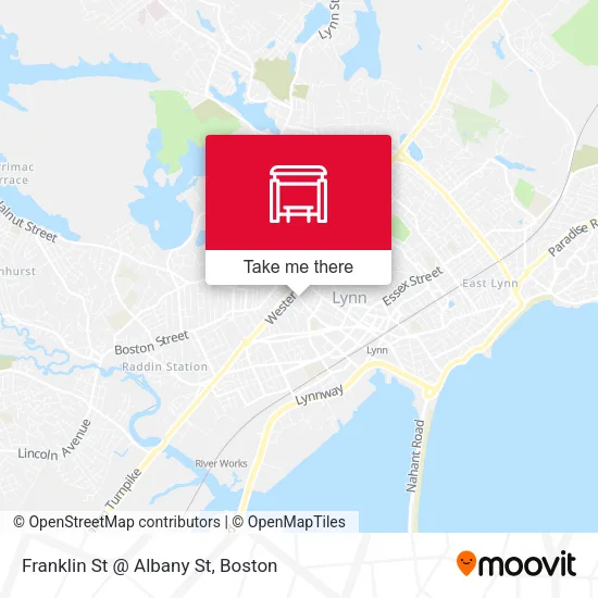 Mapa de Franklin St @ Albany St