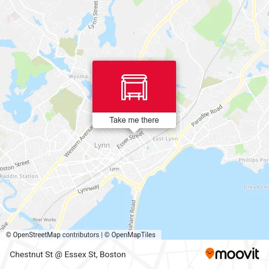 Chestnut St @ Essex St map