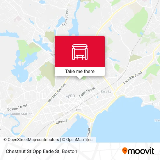 Chestnut St Opp Eade St map