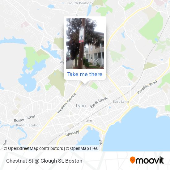 Mapa de Chestnut St @ Clough St