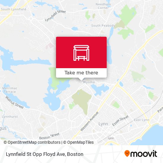 Mapa de Lynnfield St Opp Floyd Ave