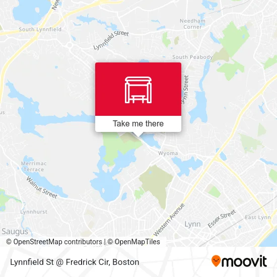 Lynnfield St @ Fredrick Cir map