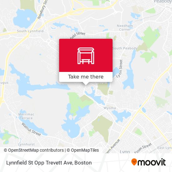 Mapa de Lynnfield St Opp Trevett Ave