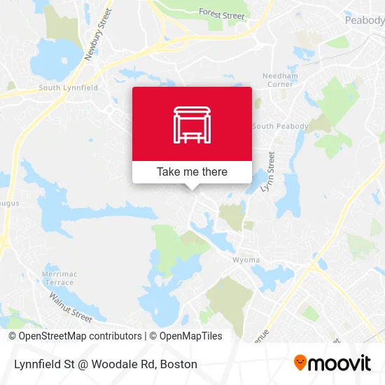 Lynnfield St @ Woodale Rd map