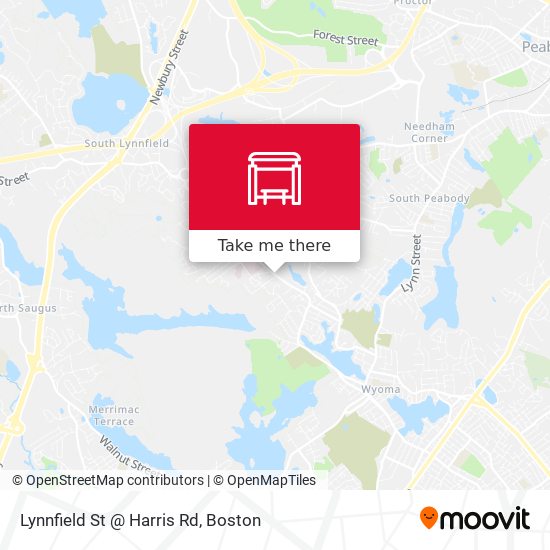 Mapa de Lynnfield St @ Harris Rd