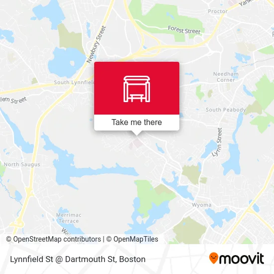 Lynnfield St @ Dartmouth St map