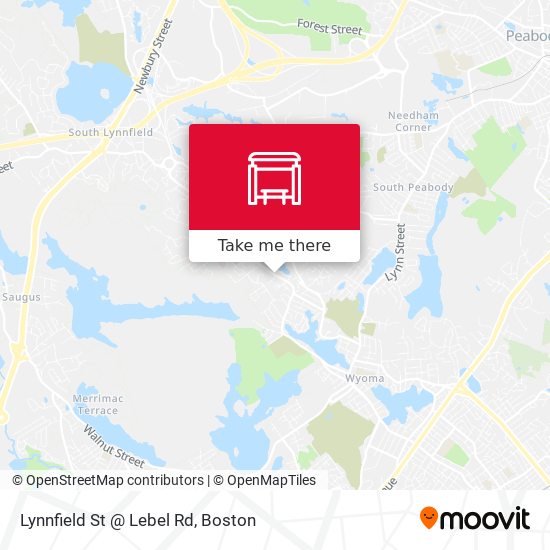 Mapa de Lynnfield St @ Lebel Rd