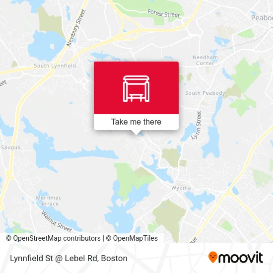Lynnfield St @ Lebel Rd map