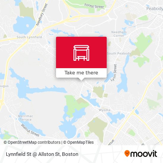Lynnfield St @ Allston St map