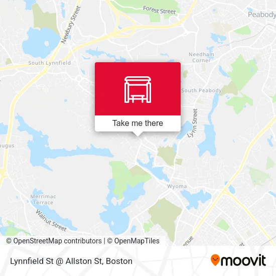 Lynnfield St @ Allston St map