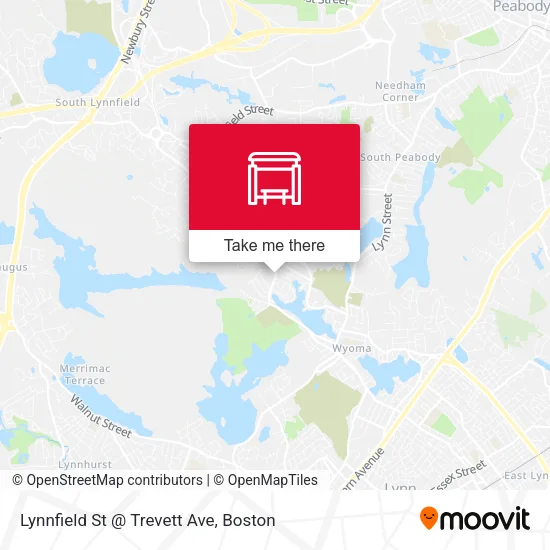 Lynnfield St @ Trevett Ave map
