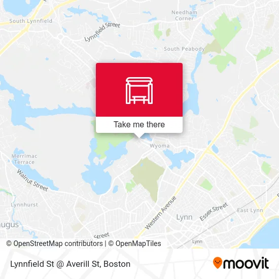 Lynnfield St @ Averill St map