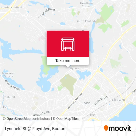 Mapa de Lynnfield St @ Floyd Ave