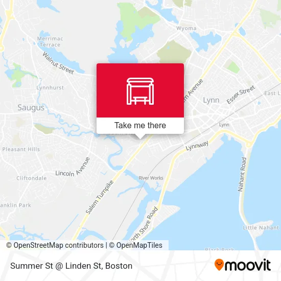 Mapa de Summer St @ Linden St