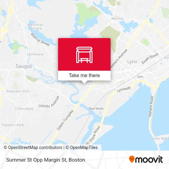 Summer St Opp Margin St map