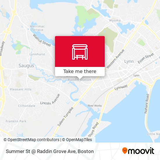 Summer St @ Raddin Grove Ave map